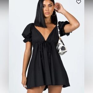 Princess Polly Blissful Mini Dress Black